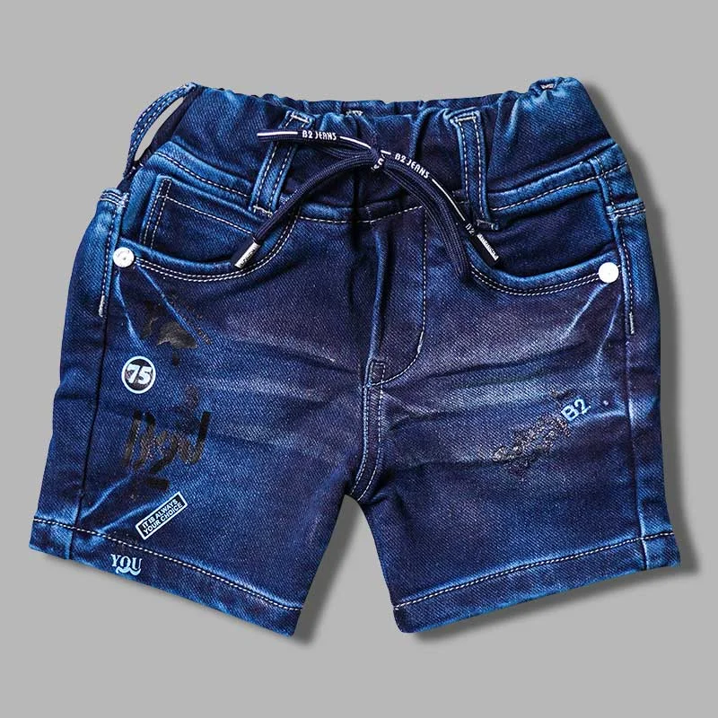 Denim Shorts For Boys Stretchy Denim Skirt