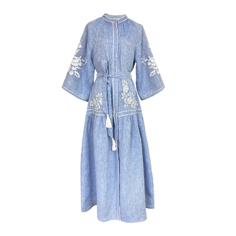 Light Denim Swan Dress Cute Denim Skirt