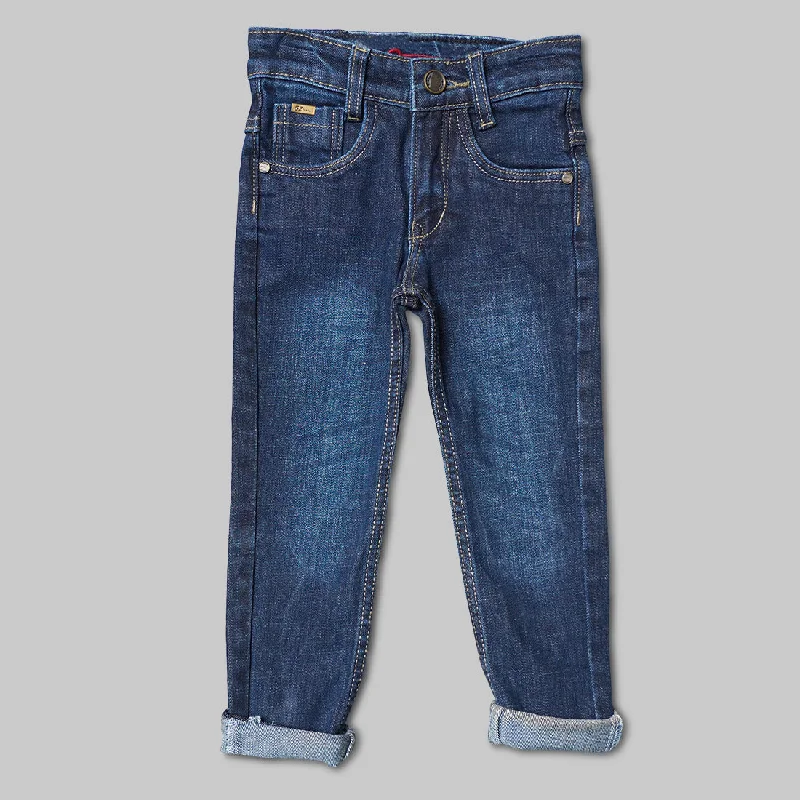 Cool Denim Pant Raw Hem Denim