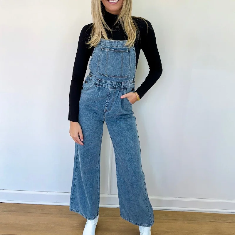 Tori Denim Jumpsuit Classic Denim Skirt