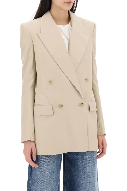 Stella Mccartney Double-Breasted Bl Button Detail Blazer