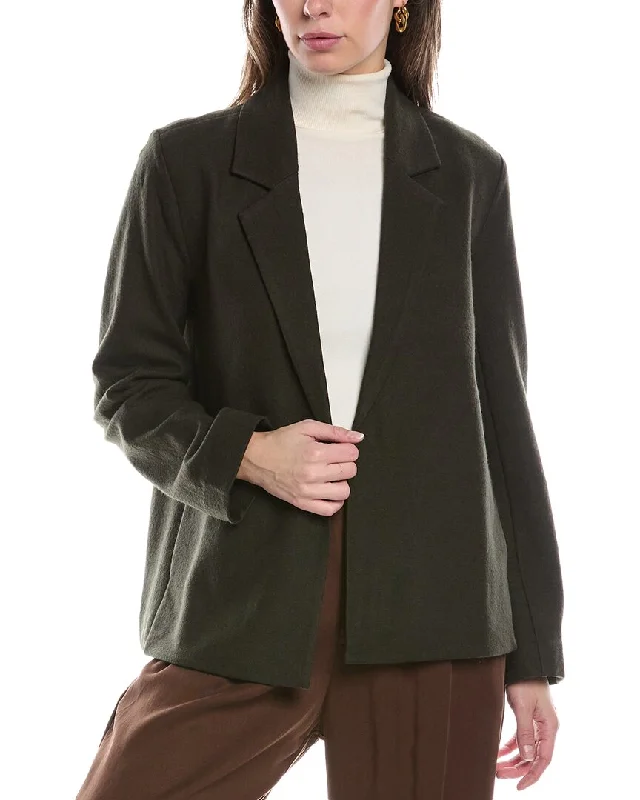 EILEEN FISHER Wool Blazer Tweed Blazer Outfit