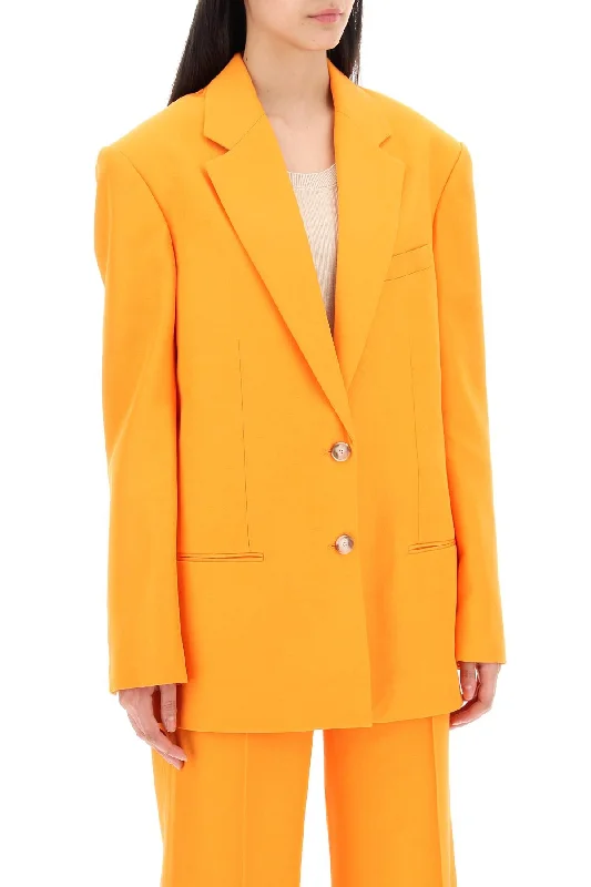 Stella Mccartney Eco-Friendly Single-Breasted Visc Layered Women’s Blazer