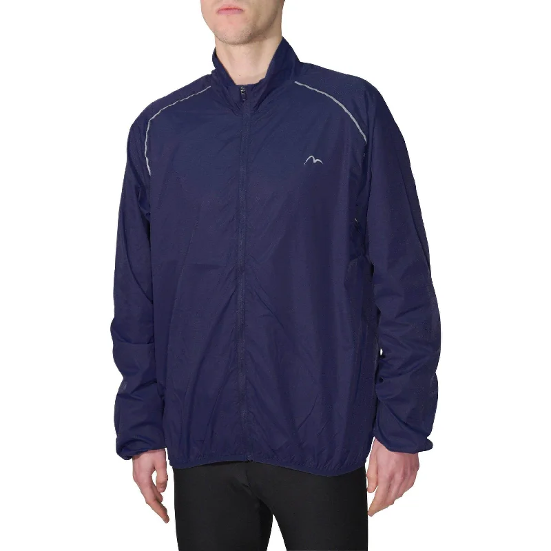 More Mile Wind Mens Running Jacket - Blue Women's budget jackets