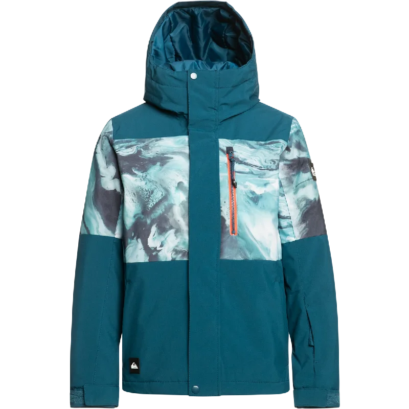 Youth Mission Printed Block Jacket Women's running jackets