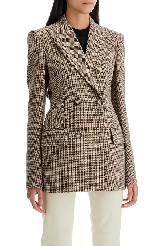 Sportmax 'ocroma' Pied-De Elegant Blazer Look