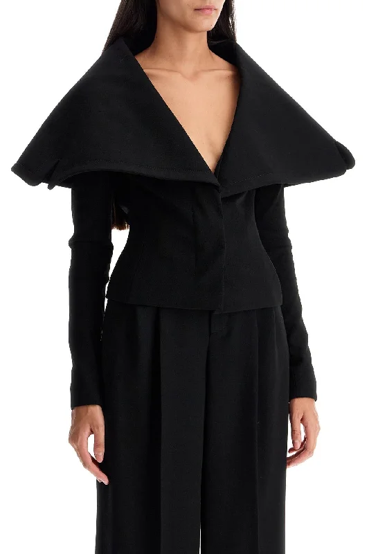 Jacquemus Jersey Blazer 'the Jacket Vest Women’s Black Blazer