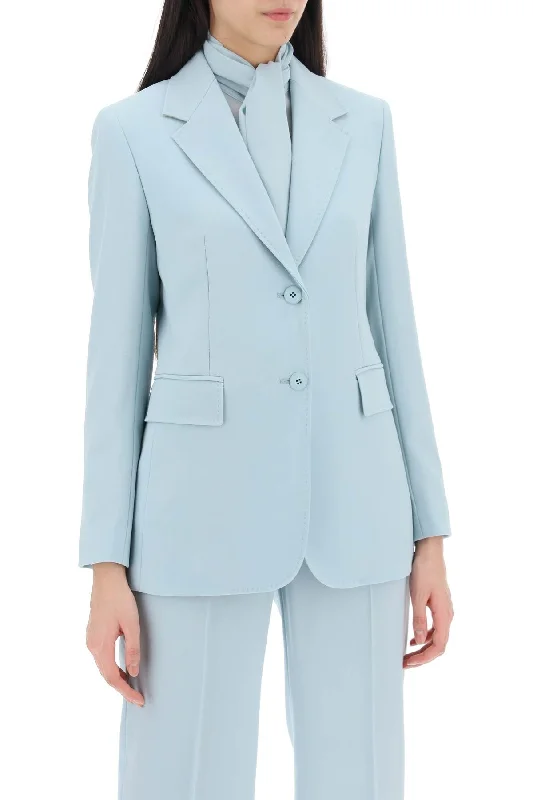 Max Mara Studio Dingey Single-Breasted Blazer Slim Cut Blazer