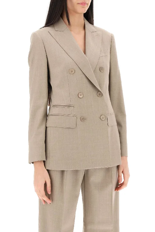 Max Mara Nandina Double-Breasted Blazer Chic Office Blazer