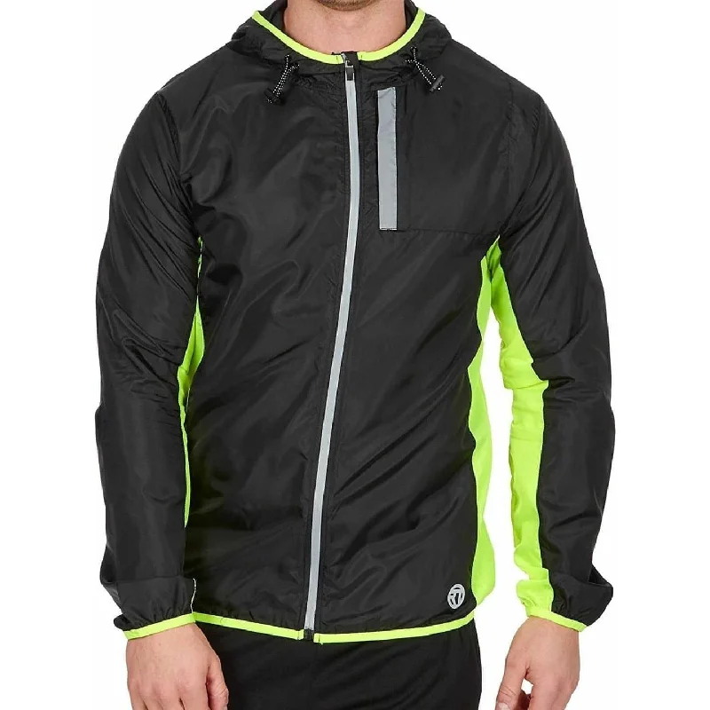 Red Tag Quick Dry Lightweight Mens Running Jacket - Black Women's puffer jackets