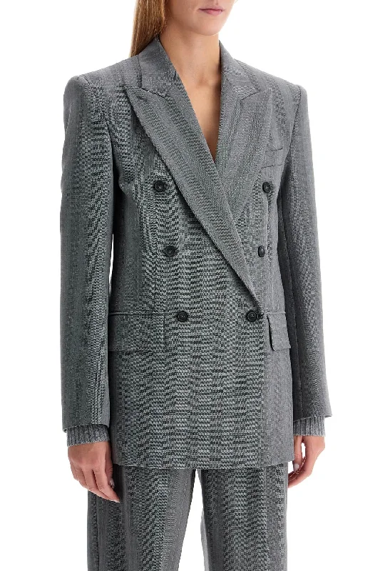 Sportmax 'merlot' Gabardine Blazer with Belt