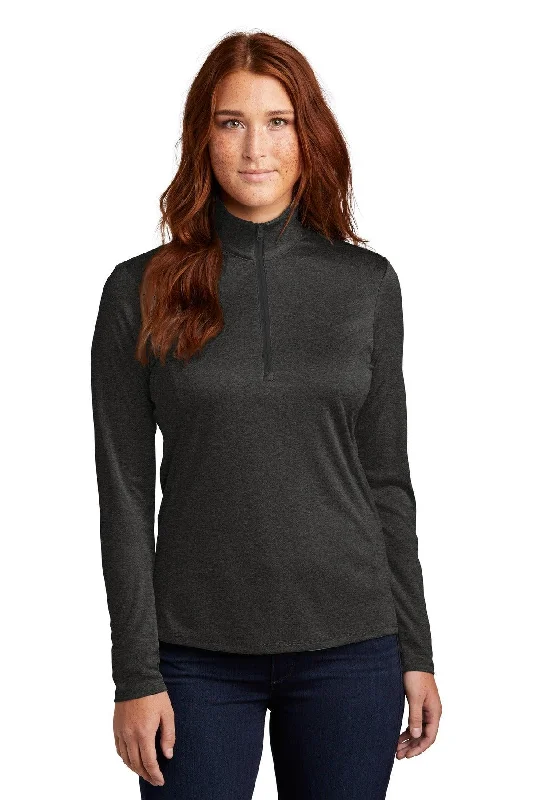 Sport-Tek  Ladies Endeavor 1/2-Zip Pullover. LST469 Relaxed Hoodie Sweatshirt Fit