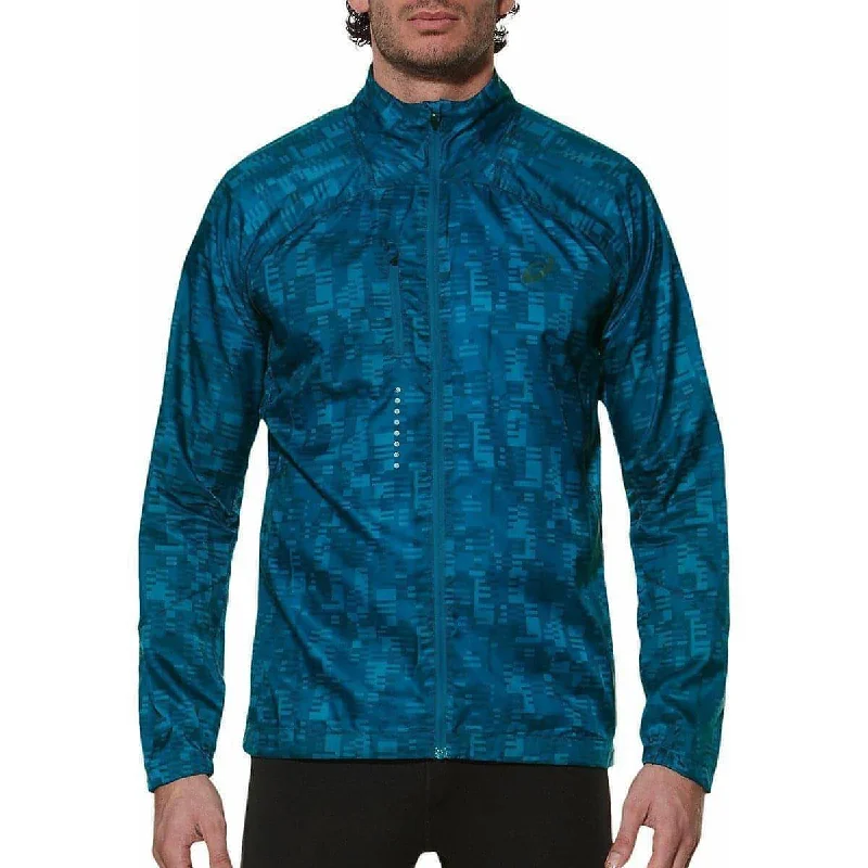 Asics Lightweight Mens Running Jacket - Blue Women's lightweight jackets