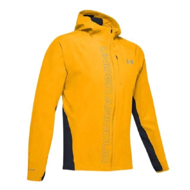 Under Armour Qualifier Men Runing Jacket Yellow Women's elegant jackets