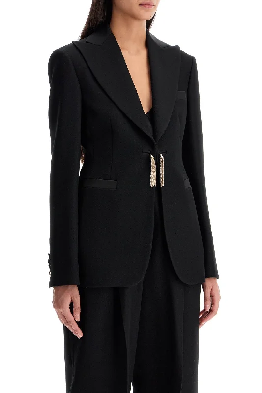 Max Mara Pianoforte "grain De Poudre Smoking Modern Women’s Blazer