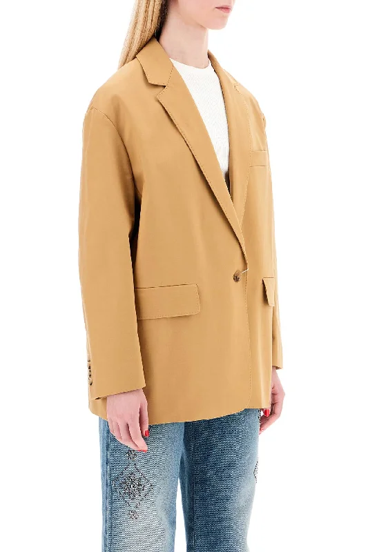 Max Mara 'oversized Canvas Bl Classic Style Blazer