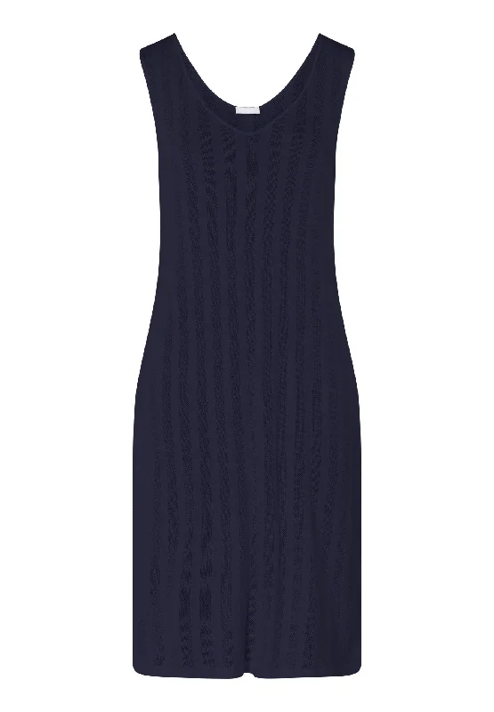 Simone Tank Gown | Deep Navy 74905-1610 Unisex pajama sets