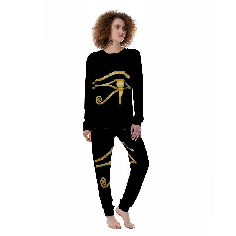 Symbol Eye Of Horus Print Women's Pajamas Classic pajama sets