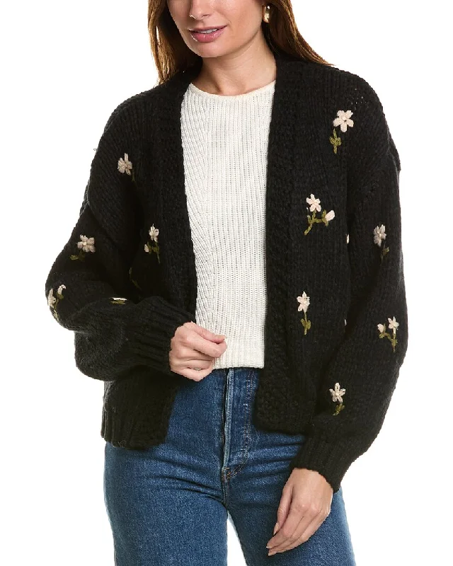 Anna Kay Rivers Cashmere-Blend Cardigan Comfortable sweaters for all seasons