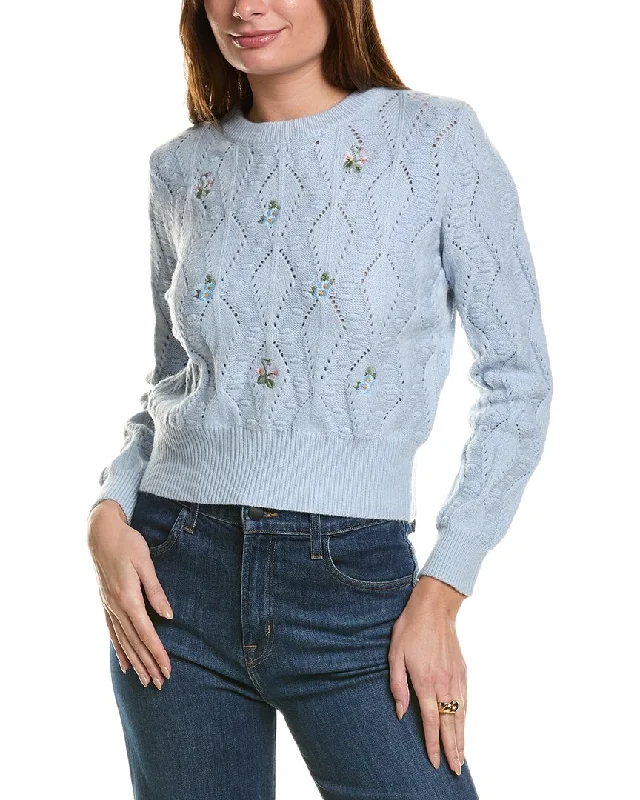 Anna Kay Flores Cashmere-Blend Sweater Kids' sweaters