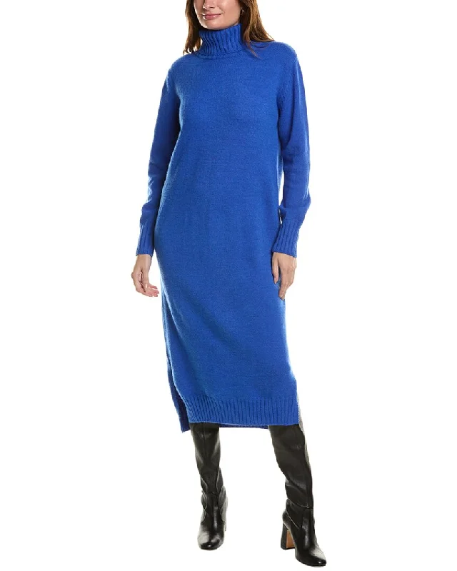 Anna Kay Drama Cashmere-Blend Sweaterdress Chunky knit sweaters