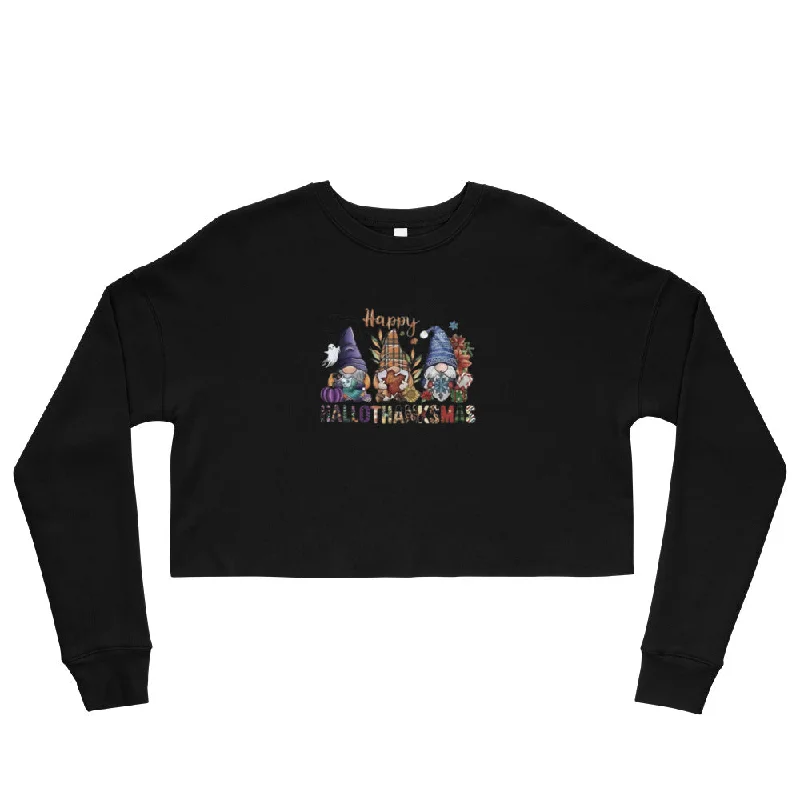 Hallothanksmas Crop Sweatshirt Discounted sweaters