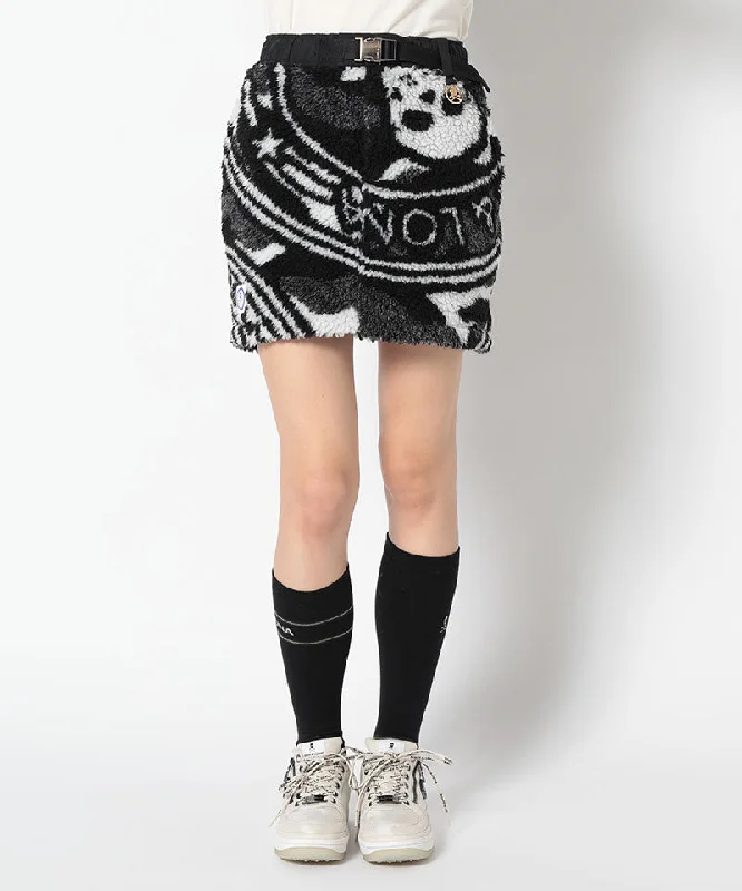 Massive Boa Fleece Skirt | WOMEN Side-tie unclassified skirts