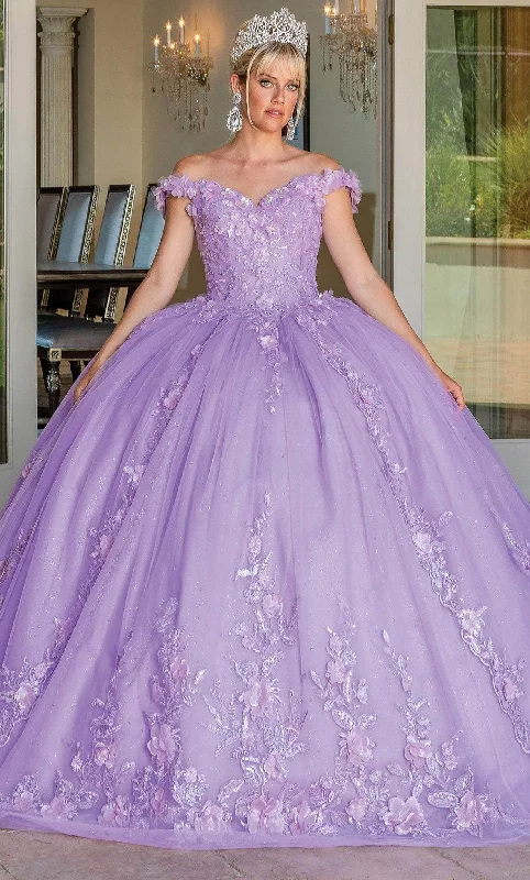 Dancing Queen 1698 - Embellished Quinceanera Ballgown Velvet party dresses