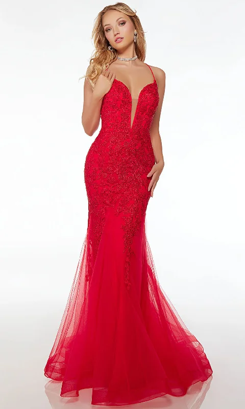 Alyce Paris 61478 - Embroidery Mermaid Evening Dress Graduation unclassified dresses