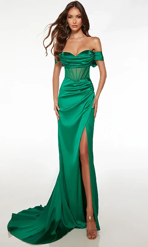 Alyce Paris 61572 - Sweetheart Slit Evening Dress Travel unclassified dresses