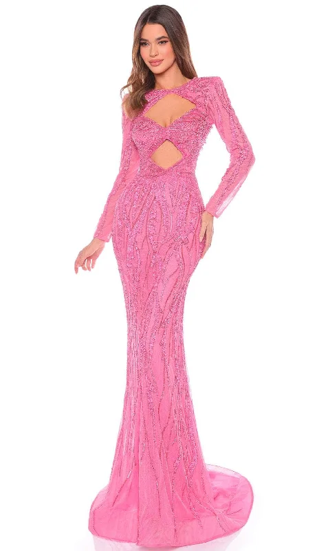 Amarra 88093 - Cut-Out Detailed Evening Gown Lounge unclassified dresses