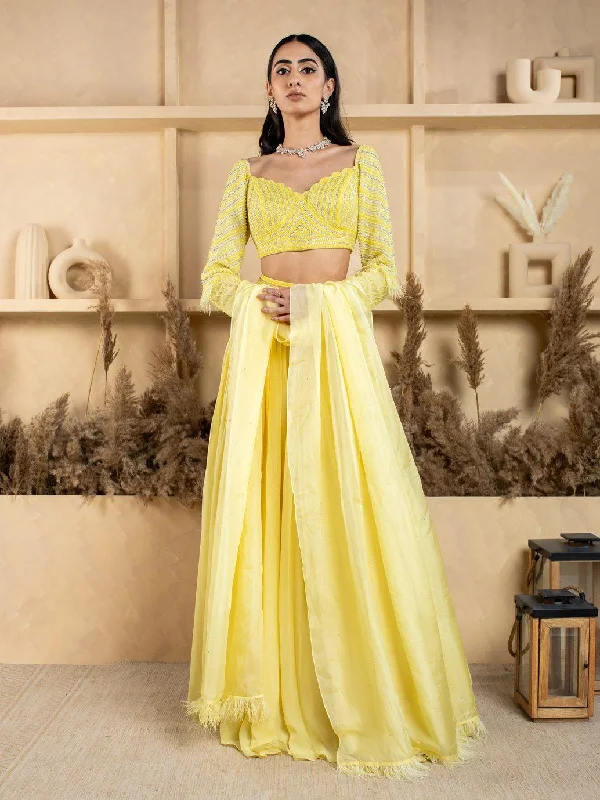 Cutdana Detailed Lehenga Set Date night unclassified dresses