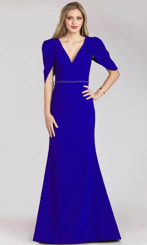 Gia Franco 12215 - V-Neck Trumpet Evening Dress Spring unclassified dresses