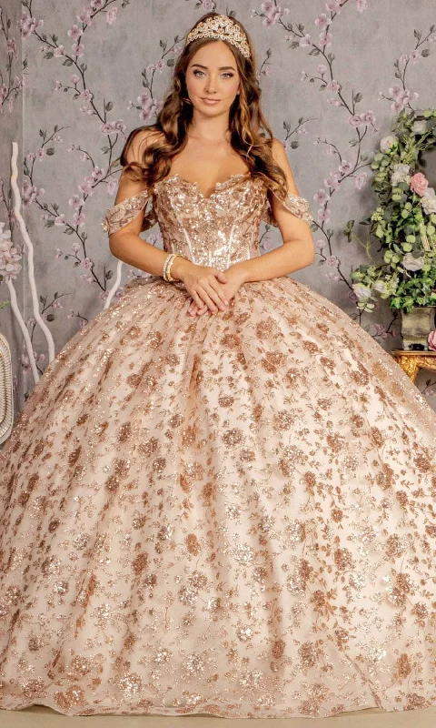 GLS by Gloria GL3485 - Sweetheart Off-Shoulder Ballgown Mesh unclassified dresses