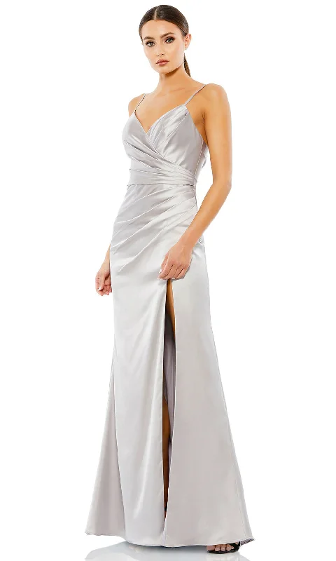 Ieena Duggal A26585 - Sleeveless Satin Evening Dress Sequin unclassified dresses