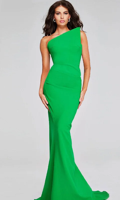 Jovani 40301 - Strapless One Shoulder Evening Dress Y2K unclassified dresses