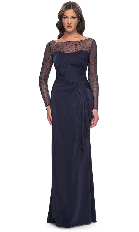 La Femme 30808 -Illusion Embellished Formal Dress Formal unclassified dresses