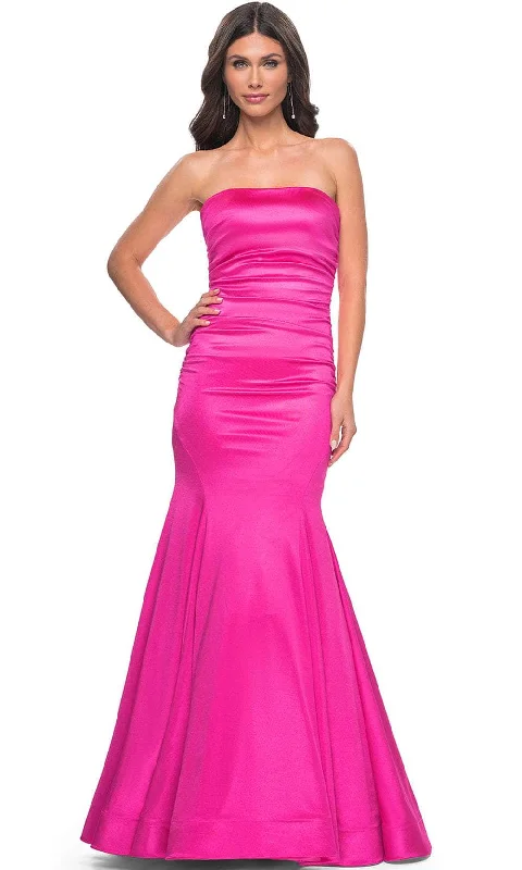 La Femme 31980 - Satin Mermaid Prom Dress Discounted unclassified dresses