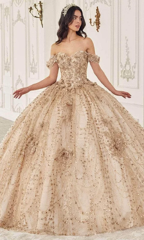 Ladivine 15712 - Off Shoulder Glitter Ballgown Elegant unclassified dresses