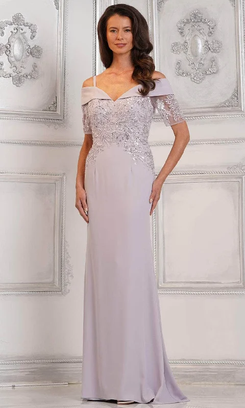 Marsoni by Colors MV1295 - Beaded Appliqued Formal Gown Silk unclassified dresses