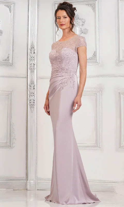 Marsoni by Colors MV1317 - Beaded Illusion Evening Dress Elegant unclassified dresses