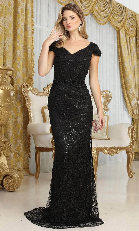 May Queen MQ2062 - Glitter Sheath Evening Dress Vintage unclassified dresses