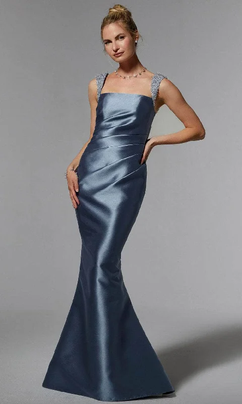 MGNY by Mori Lee 72925SC - Draped Mermaid Evening Gown Smocked unclassified dresses