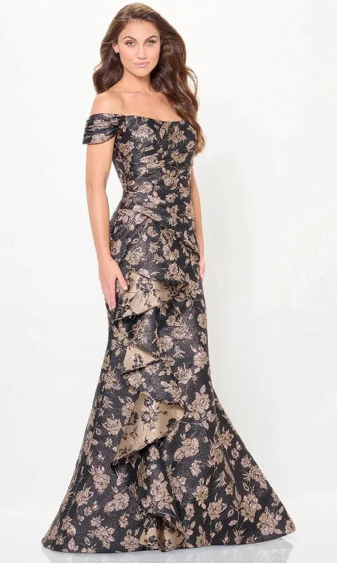 Montage by Mon Cheri M905 - Brocade Mermaid Evening Gown Tiered unclassified dresses