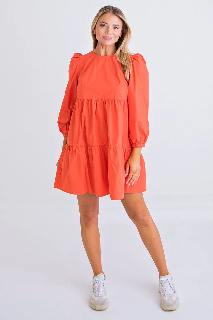 Poplin Tiered Dress Affordable unclassified dresses