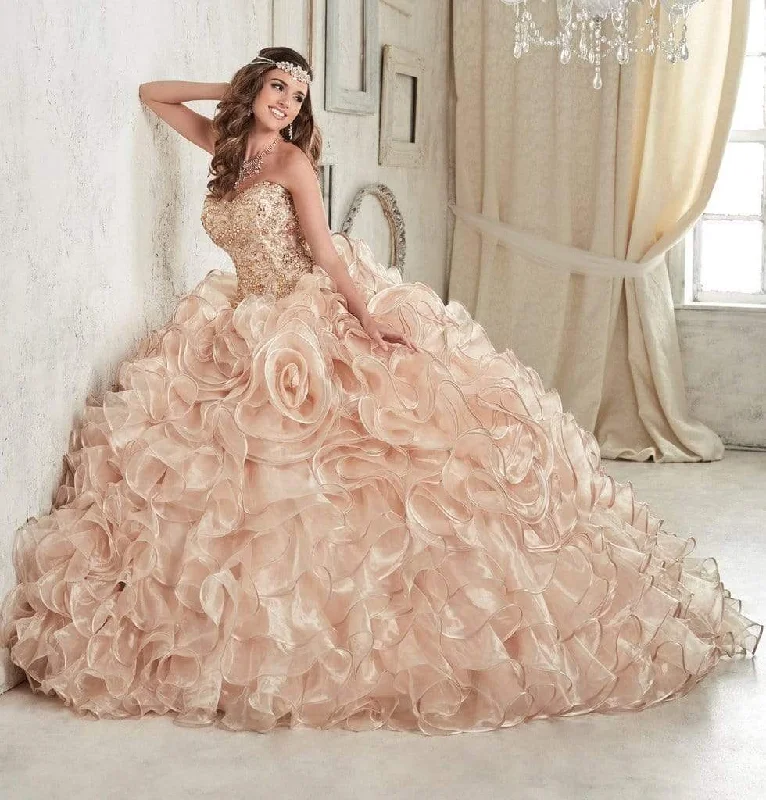 Quinceanera Collection - 26839SC Strapless Ruffled Ballgown Holiday unclassified dresses