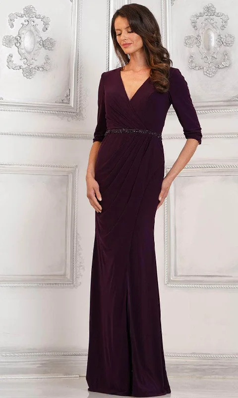 Rina di Montella RD3109 - Quarter Sleeve V-Neck Evening Dress Festival unclassified dresses