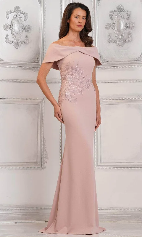 Rina di Montella RD3114 - Embroidered Off Shoulder Evening Dress Trendy new unclassified dresses