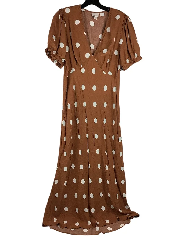 Dress Casual Maxi By A New Day In Brown, Size: L Maxi Skirt Trend