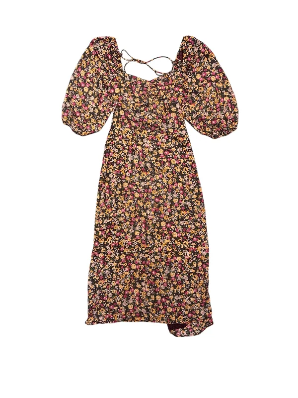 Dress Casual Maxi By Astr In Floral Print, Size: 4 Velvet Maxi Skirt